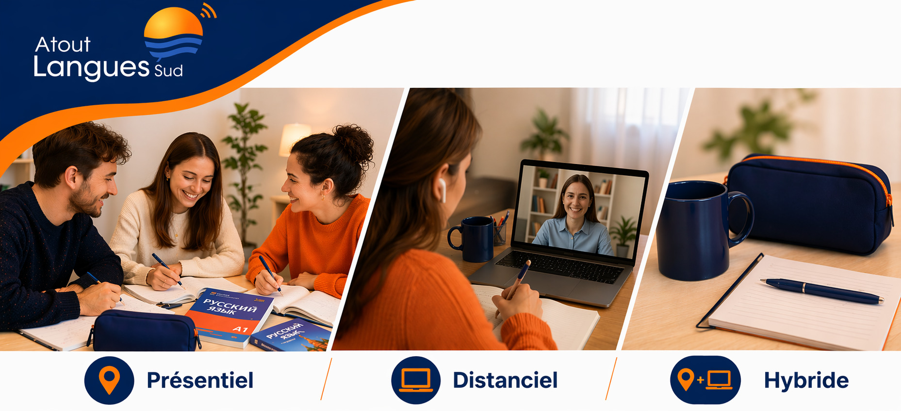cours de russe format hybride