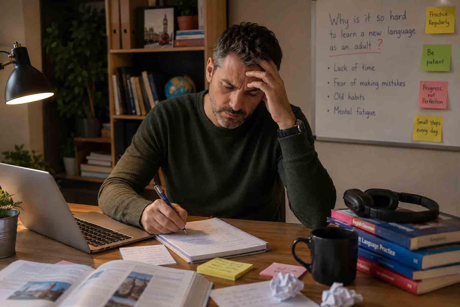 possibilité difficulté apprentissage de langue etrangere adulte