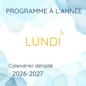 calendrier cours de langues le lundi