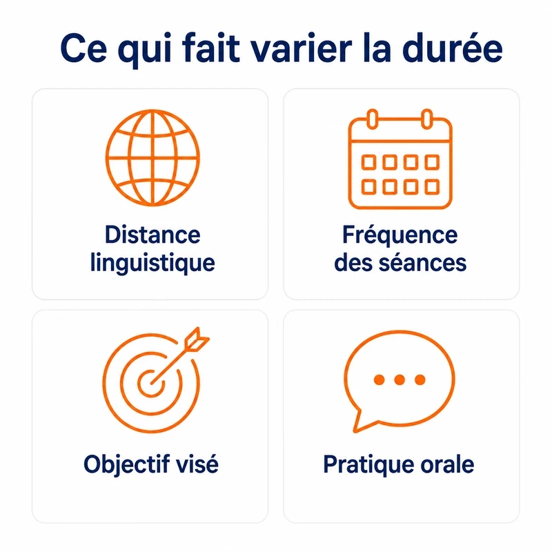facteurs vitesse apprentissage langue