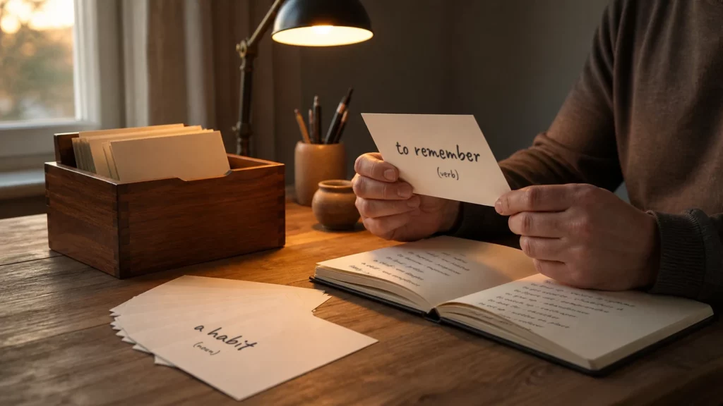 Mémoriser le vocabulaire d'une langue étrangère